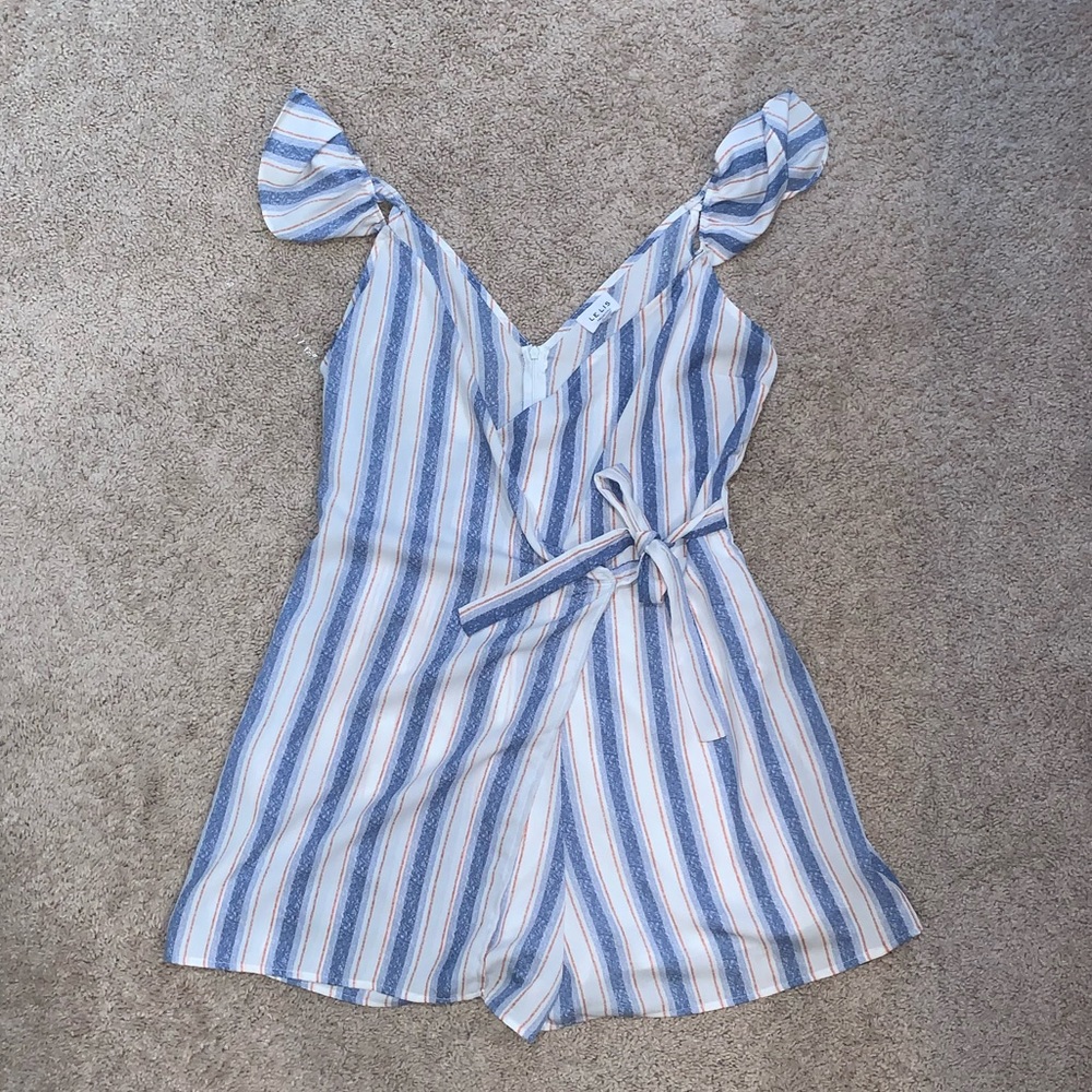 Lelis Collection Striped Romper - Medium